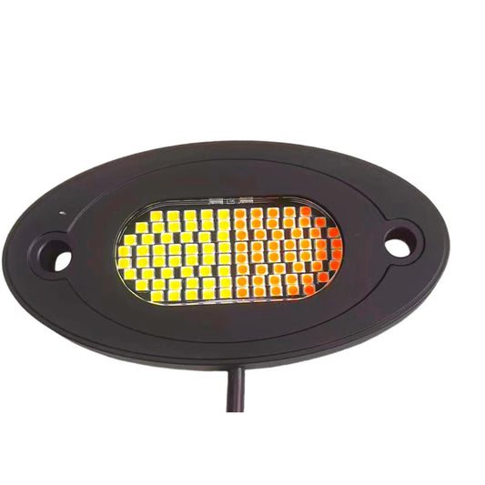 96 LED Amber/ White Switchback Rock Lights